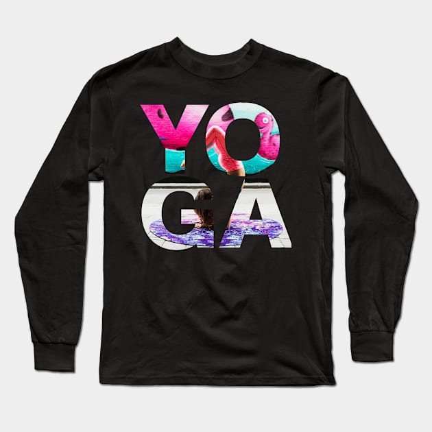 Yoga Long Sleeve T-Shirt by madeinchorley